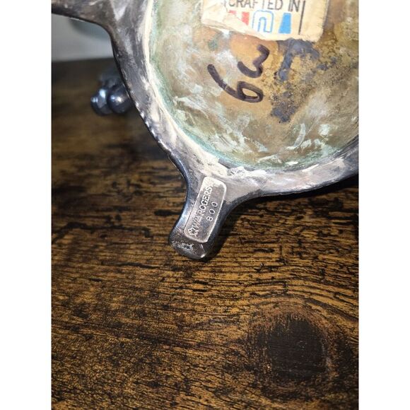 W.M. Rogers Silverplate Tea‎ Pot #800 10.5\